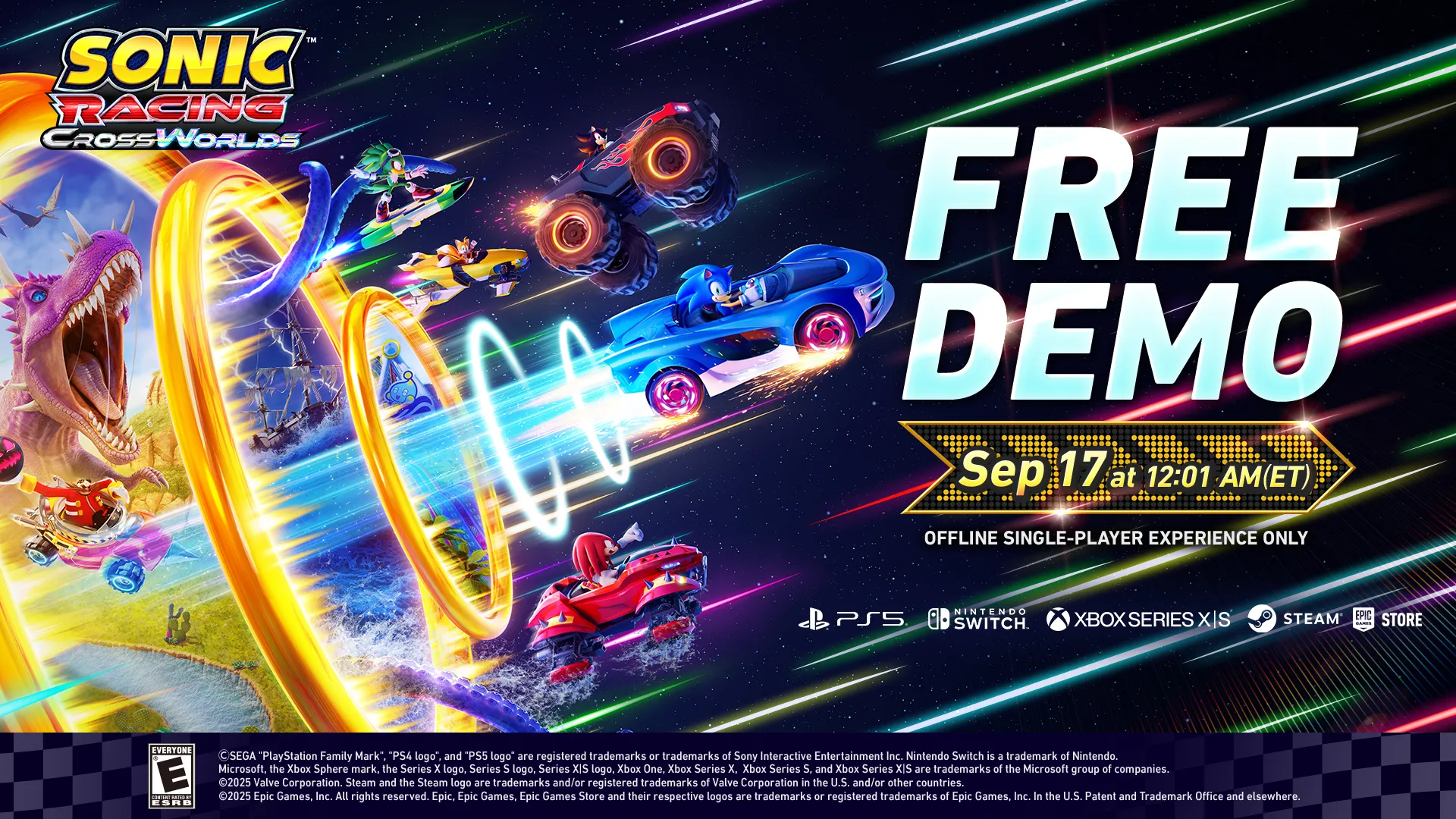 SONIC RACING Portada