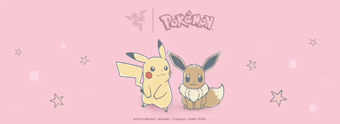 colección Razer Pikachu Eevee