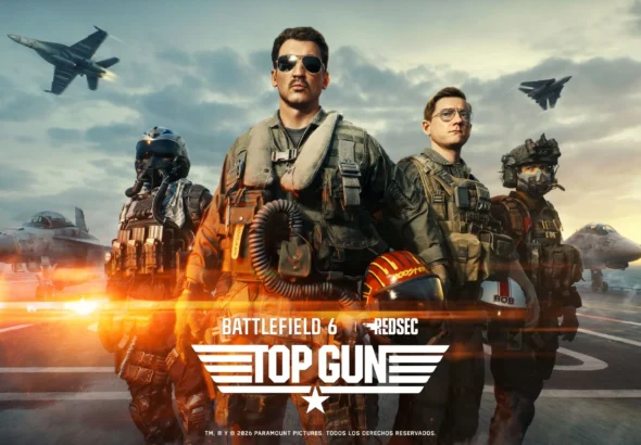 Battlefield 6 x Top Gun Portada