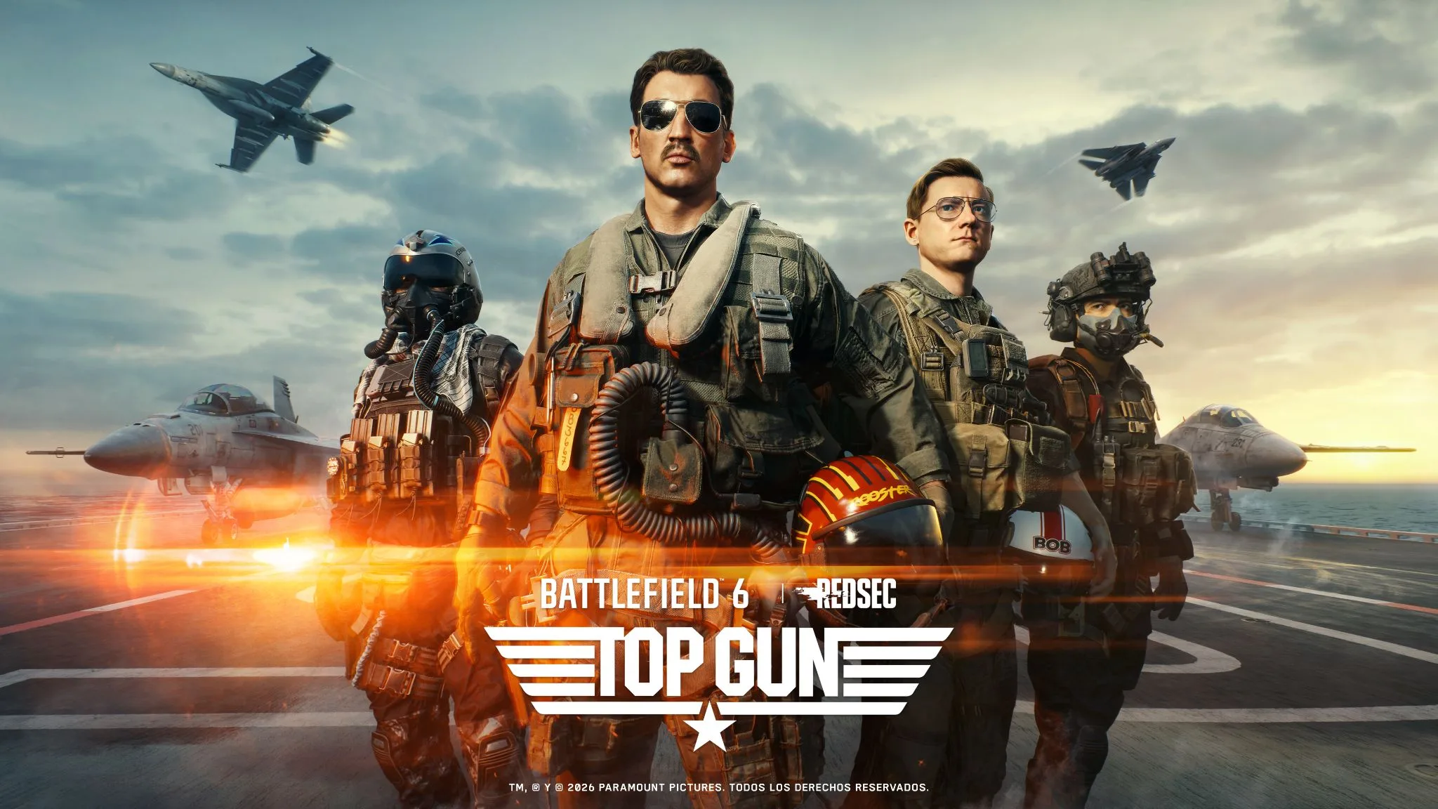 Battlefield 6 x Top Gun Portada